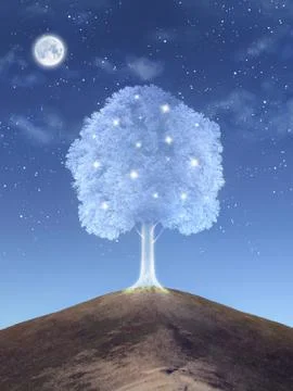 Magical tree Foto stock