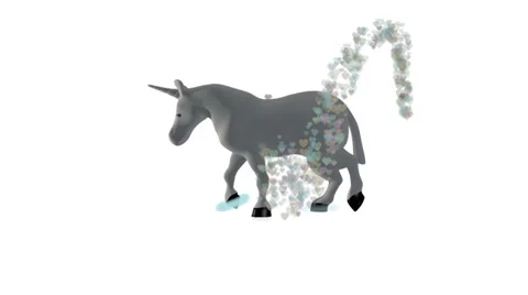 Magical Unicorn Stock Footage 35209313
