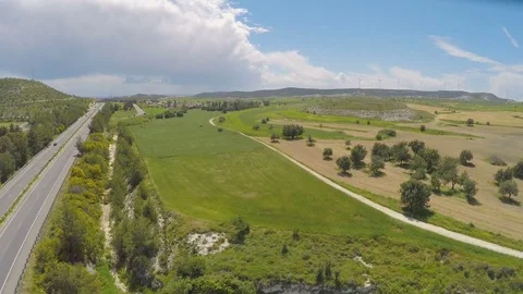 Magical untouched landscapes of Cyprus that won't leave tourists indifferent Stock Footage
