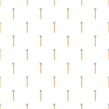 Magical wand seamless pattern for fantasy designs Stock Illustration