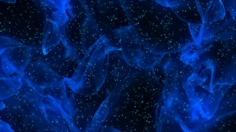 Magical Waves And Particles Stock-Footage 77573554