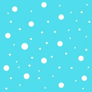 Magical winter pattern with snow Stock Illustration