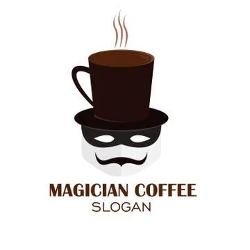 Magician coffee Stock Illustration