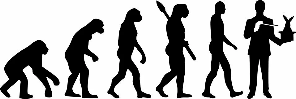 Magician Evolution Illustrazione stock