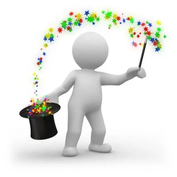 Magician Stock Illustration