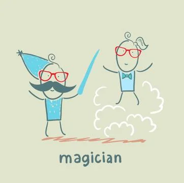 Magician Stock Illustration
