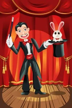Magician Stock Illustration