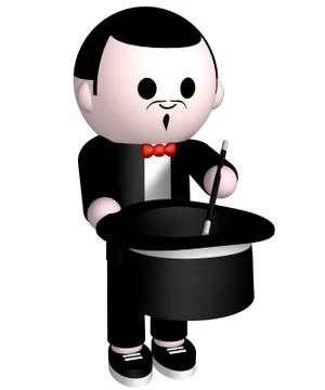 Magician Stock Illustration