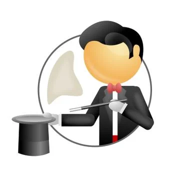 Magician Stock Illustration