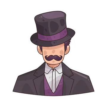 Magician illustration Stock Illustration