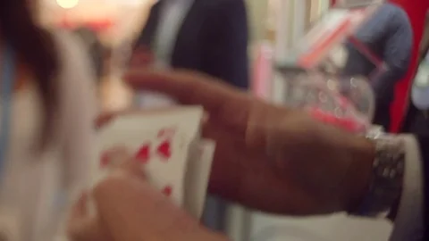 Magician performing Stock Footage 77099670