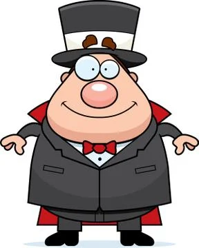 Magician Smiling Stock Illustration