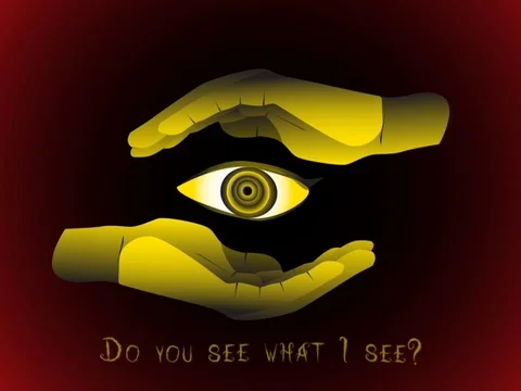 Magician's Eye Animation Stock Footage 130087315