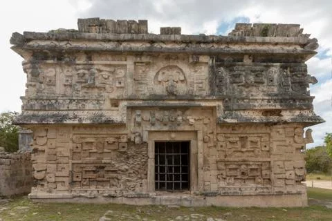 The magician's temple at Chichen Itza Stock-Fotos