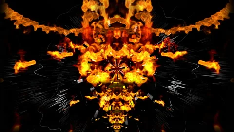 Magik Flame 4K 07 Stock Footage 103611886