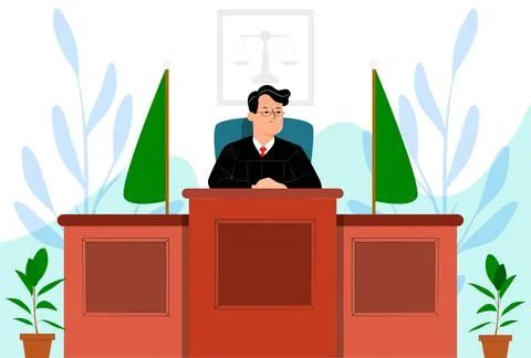 Magistrate Concept Illustration Stock Illustration