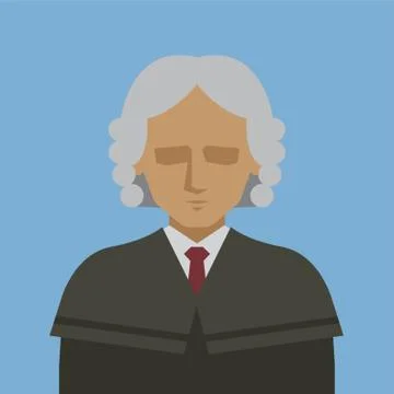 Magistrate Stock Illustration