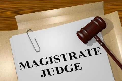 Magistrate Judge concept Stock Illustration