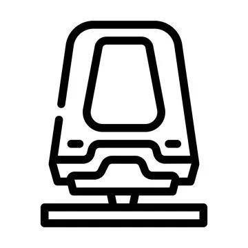 Maglev railway line icon vector illustration Stock Illustration