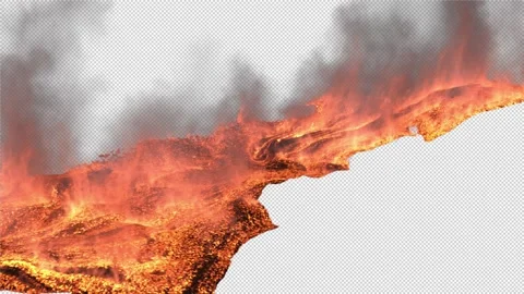 Magma with Alpha 動画素材 205580597