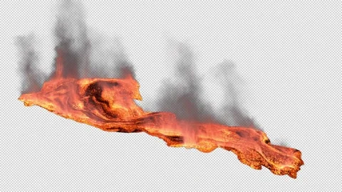 Magma with Alpha 動画素材 233055018