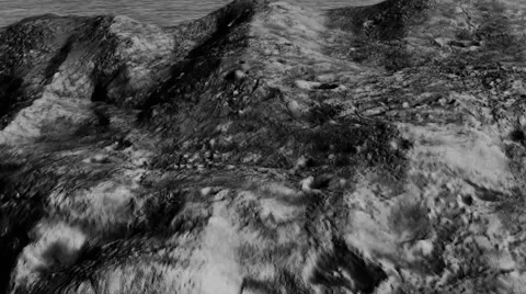 Magma cooling，moon Video stock 53835393