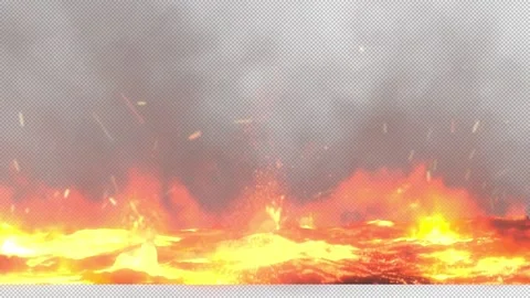 Magma pool with Alpha Vídeos de archivo 158857632