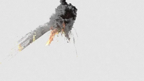 Magma splash with Alpha 動画素材 233054813