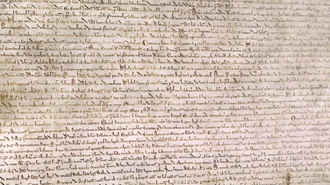 Magna Carta document Stock Footage 265585491
