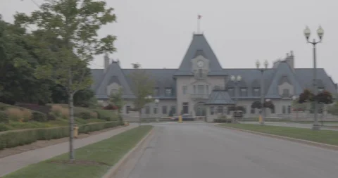 Magna World Headquarters Stock Footage 99375288