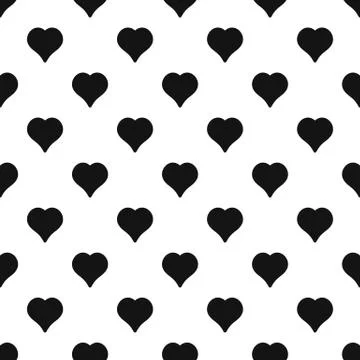 Magnanimous heart pattern seamless vector イラスト素材