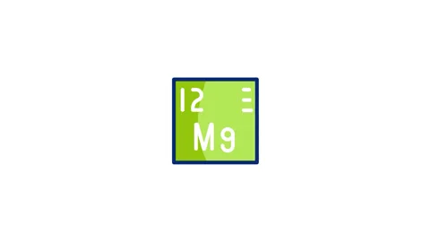 Magnesium Animated Icon Stock Footage 320234160
