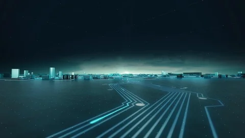 Magnesium battery with digital technology concept Stock Footage 93818205