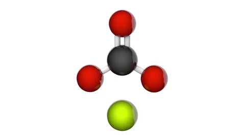 Magnesium carbonate, MgCO3. Seamless loop. White background. Stock Footage 153663222