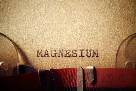Magnesium concept view 库存照片