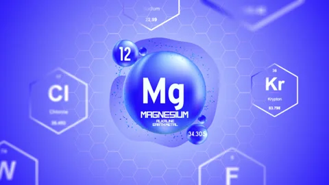 Magnesium Periodic Element Cell Video stock 314260764