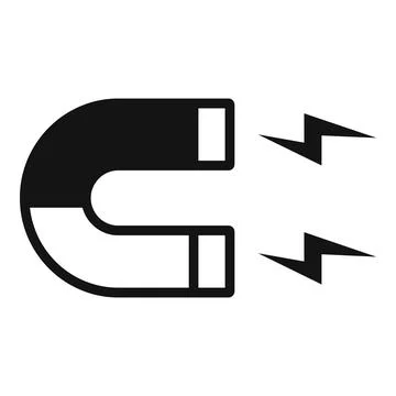 Magnet core values icon simple vector. Value purpose イラスト素材