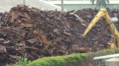 Magnet excavator Stock Footage 43809272