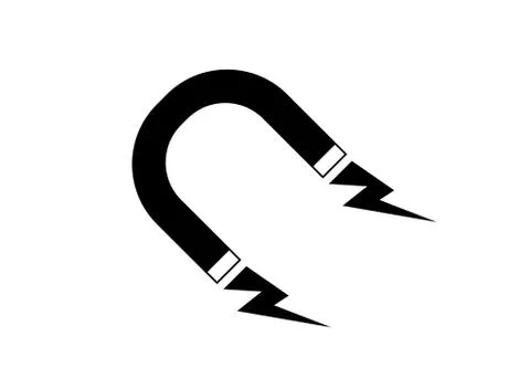 Magnet force icon Stock Illustration