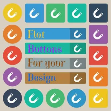 Magnet, horseshoe 스톡 일러스트
