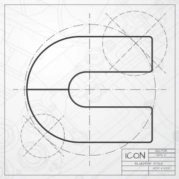 Magnet icon Stock Illustration