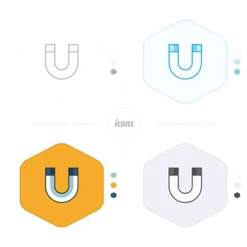Magnet icon Stock Illustration