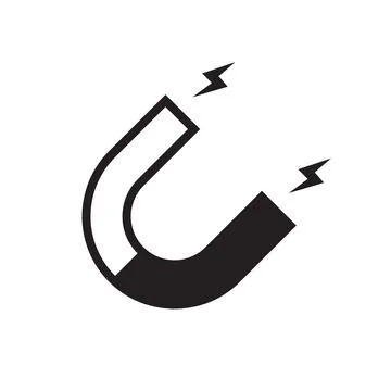 Magnet icon vector for graphic design, logo, web site, social media, mobile a Stock Illustration