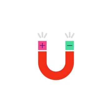 Magnet Icon Vector Illustrazione stock