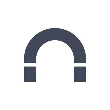 Magnet icon vector Stock Illustration