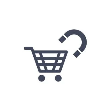 Magnet icon vector Stock Illustration