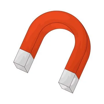 Magnet illustration Illustrazione stock