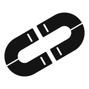 Magnet interaction icon simple vector.Online corporate 스톡 일러스트