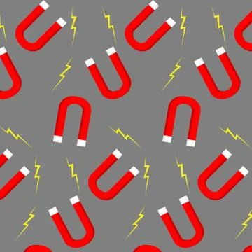 Magnet pattern Stock Illustration