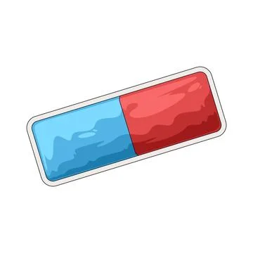 Magnet sticker illustration Stock Illustration